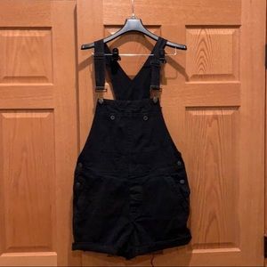 Free people denim black overalls